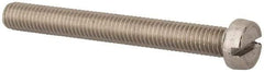 Value Collection - M8x1.25 Metric Coarse, 70mm Length Under Head Slotted Drive Machine Screw - Fillister Head, Grade 18-8 & A2 Stainless Steel, Uncoated, Without Washer - Makers Industrial Supply