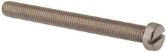 Value Collection - M10x1.50 Metric Coarse, 100mm Length Under Head Slotted Drive Machine Screw - Fillister Head, Grade 18-8 & A2 Stainless Steel, Uncoated, Without Washer - Makers Industrial Supply