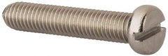 Value Collection - M10x1.50 Metric Coarse, 50mm Length Under Head Slotted Drive Machine Screw - Fillister Head, Grade 18-8 & A2 Stainless Steel, Uncoated, Without Washer - Makers Industrial Supply