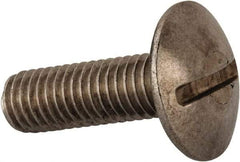 Value Collection - M8x1.25 Metric Coarse, 25mm Length Under Head Slotted Drive Machine Screw - Truss Head, Grade 18-8 & A2 Stainless Steel, Uncoated, Without Washer - Makers Industrial Supply