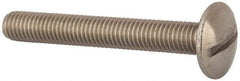 Value Collection - M8x1.25 Metric Coarse, 60mm Length Under Head Slotted Drive Machine Screw - Truss Head, Grade 18-8 & A2 Stainless Steel, Uncoated, Without Washer - Makers Industrial Supply