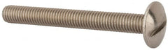 Value Collection - M8x1.25 Metric Coarse, 70mm Length Under Head Slotted Drive Machine Screw - Truss Head, Grade 18-8 & A2 Stainless Steel, Uncoated, Without Washer - Makers Industrial Supply