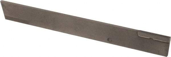 Made in USA - 5/64 Inch Wide x 1/2 Inch High x 4-1/2 Inch Long, Parallel Blade, Cutoff Blade - C6 Grade, Bright Finish - Exact Industrial Supply