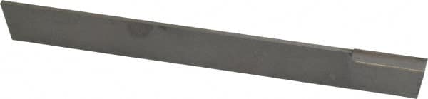 Made in USA - 3/32 Inch Wide x 1/2 Inch High x 4-1/2 Inch Long, Parallel Blade, Cutoff Blade - C6 Grade, Bright Finish - Exact Industrial Supply