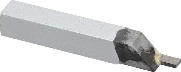 Accupro - 5/8 x 5/8" Shank, Cutoff & Grooving Single Point Tool Bit - RC-625125, Grade Micrograin - Exact Industrial Supply