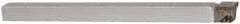 Accupro - 3/8 x 3/8" Shank, Square Nose Single Point Tool Bit - C-375, Grade Micrograin - Exact Industrial Supply
