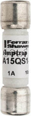 Ferraz Shawmut - 150 VAC/VDC, 1 Amp, Fast-Acting Semiconductor/High Speed Fuse - Clip Mount, 1-1/2" OAL, 100 at AC, 50 at DC kA Rating, 13/32" Diam - Makers Industrial Supply