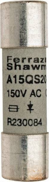 Ferraz Shawmut - 150 VAC/VDC, 20 Amp, Fast-Acting Semiconductor/High Speed Fuse - Clip Mount, 1-1/2" OAL, 100 at AC, 50 at DC kA Rating, 13/32" Diam - Makers Industrial Supply