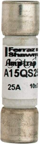 Ferraz Shawmut - 150 VAC/VDC, 25 Amp, Fast-Acting Semiconductor/High Speed Fuse - Clip Mount, 1-1/2" OAL, 100 at AC, 50 at DC kA Rating, 13/32" Diam - Makers Industrial Supply