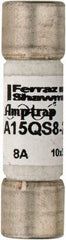 Ferraz Shawmut - 150 VAC/VDC, 8 Amp, Fast-Acting Semiconductor/High Speed Fuse - Clip Mount, 1-1/2" OAL, 100 at AC, 50 at DC kA Rating, 13/32" Diam - Makers Industrial Supply