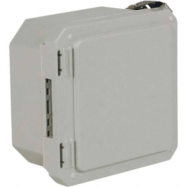 Wiegmann - NEMA 4X Fiberglass Standard Enclosure with Continuous Hinge Cover - Makers Industrial Supply