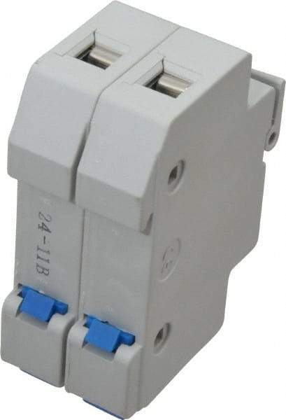 Ferraz Shawmut - 2 Pole, 600 VAC/VDC, 30 Amp, DIN Rail Mount Fuse Holder - Compatible with CC Class, 1.38 Inch Wide Fuse - Makers Industrial Supply