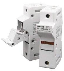 Ferraz Shawmut - 2 Pole, 600 VAC/VDC, 60 Amp, DIN Rail Mount Fuse Holder - Compatible with J Class, 58mm Long x 2.56 Inch Wide and 22mm Diameter Fuse - Makers Industrial Supply