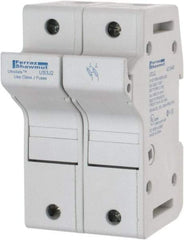 Ferraz Shawmut - 2 Pole, 600 VAC/VDC, 30 Amp, DIN Rail Mount Fuse Holder - Compatible with J Class, 58mm Long x 2.56 Inch Wide and 22mm Diameter Fuse - Makers Industrial Supply