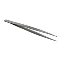 Value Collection - 5-11/16" OAL Diamond Tweezers - Medium Point - Makers Industrial Supply