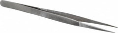 Value Collection - 5-11/16" OAL Diamond Tweezers - Fine Point - Makers Industrial Supply