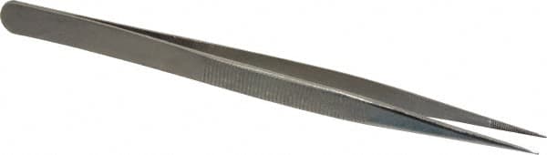 Value Collection - 5-11/16" OAL Diamond Tweezers - Fine Point - Makers Industrial Supply