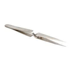 Value Collection - 4-3/4" OAL N1 Reverse Action Tweezers - Fine Point - Makers Industrial Supply