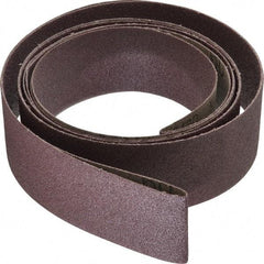 3M - 2" Wide x 132" OAL, 60 Grit, Aluminum Oxide Abrasive Belt - Aluminum Oxide, Medium, Coated, X Weighted Cloth Backing, Series 341D - Makers Industrial Supply