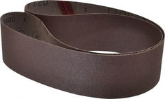 3M - 2-1/2" Wide x 48" OAL, 120 Grit, Aluminum Oxide Abrasive Belt - Aluminum Oxide, Fine, Coated, X Weighted Cloth Backing, Series 341D - Makers Industrial Supply