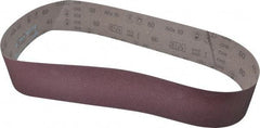 3M - 4" Wide x 60" OAL, 60 Grit, Aluminum Oxide Abrasive Belt - Aluminum Oxide, Medium, Coated, X Weighted Cloth Backing, Series 341D - Makers Industrial Supply