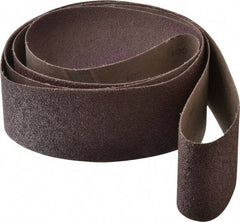 3M - 4" Wide x 132" OAL, 36 Grit, Aluminum Oxide Abrasive Belt - Aluminum Oxide, Very Coarse, Coated, X Weighted Cloth Backing, Series 341D - Makers Industrial Supply