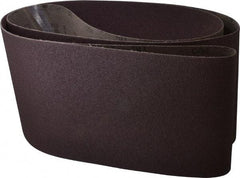 3M - 8" Wide x 107" OAL, 50 Grit, Aluminum Oxide Abrasive Belt - Aluminum Oxide, Coarse, Coated, X Weighted Cloth Backing, Series 341D - Makers Industrial Supply