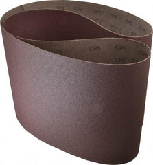 3M - 10" Wide x 70-1/2" OAL, 80 Grit, Aluminum Oxide Abrasive Belt - Aluminum Oxide, Medium, Coated, X Weighted Cloth Backing, Series 341D - Makers Industrial Supply