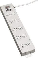 Tripp-Lite - 10 Outlets, 120 VAC15 Amps, 15' Cord, Power Outlet Strip - Keyhole, Tab Mount, 5-15 NEMA Configuration, 17-1/2" Strip - Makers Industrial Supply