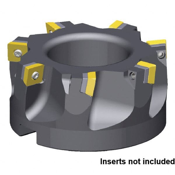 Kennametal - 80mm Cut Diam, 27mm Arbor Hole Diam, Indexable Square-Shoulder Face Mill - Makers Industrial Supply