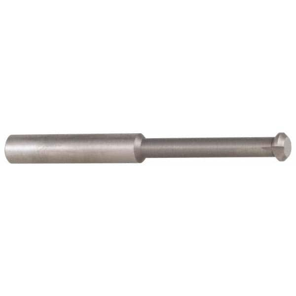 Accupro - 0.49" Cutter Head Diam, 1/32" Flat Width, 3" OAL, Solid Carbide, Single Right Hand Back Chamfer - Makers Industrial Supply