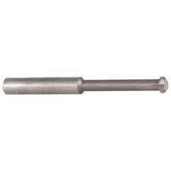 Accupro - 0.49" Cutter Head Diam, 1/32" Flat Width, 3" OAL, Solid Carbide, Single Right Hand Back Chamfer - Makers Industrial Supply