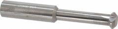 Accupro - 0.36" Cutter Head Diam, 1/32" Flat Width, 2-1/2" OAL, Solid Carbide, Single Right Hand Back Chamfer - Makers Industrial Supply