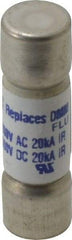 Ferraz Shawmut - 1,000 VAC/VDC, 0.14 Amp, Fast-Acting Multimeter Fuse - 34.9mm OAL, 20 at AC/DC kA Rating, 10.3mm Diam - Makers Industrial Supply