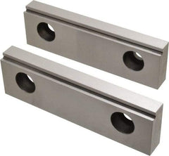 Value Collection - 6" Wide x 1-3/4" High x 18mm Thick, Step Vise Jaw - Steel, Fixed Jaw - Makers Industrial Supply