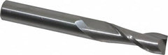 OSG - 3/8", 1-1/8" LOC, 3/8" Shank Diam, 3" OAL, 2 Flute, Solid Carbide Square End Mill - Single End, Uncoated, Spiral Flute, 30° Helix, Centercutting, Right Hand Cut, Right Hand Flute, Series 462 - Makers Industrial Supply