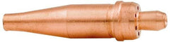 Value Collection - 1/2 to 3/4 Inch Cutting Torch Tip - Tip Number 1, Acetylene, For Use with Victor Torches - Exact Industrial Supply