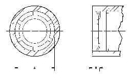 Thomson Industries - 16mm Internal Retaining Ring - For Use with Linear Bearing SSE M16, MA M16 - Makers Industrial Supply