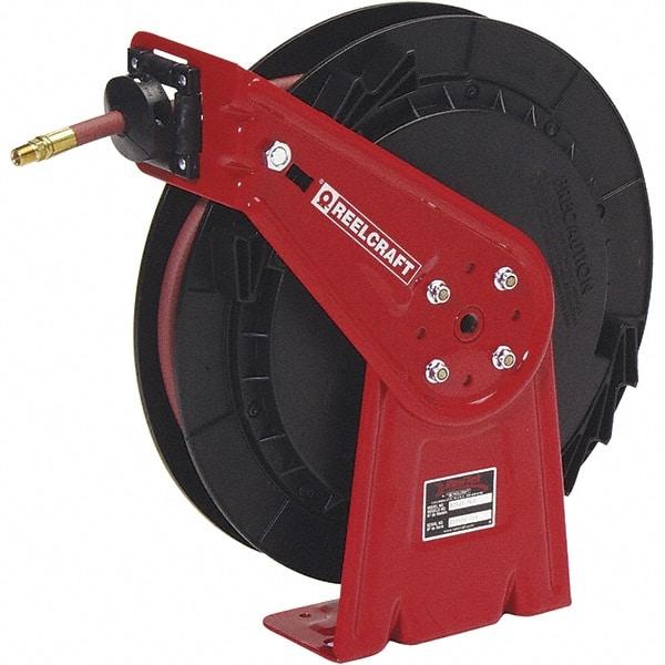 Reelcraft - 35' Spring Retractable Hose Reel - 300 psi, Hose Included - Makers Industrial Supply