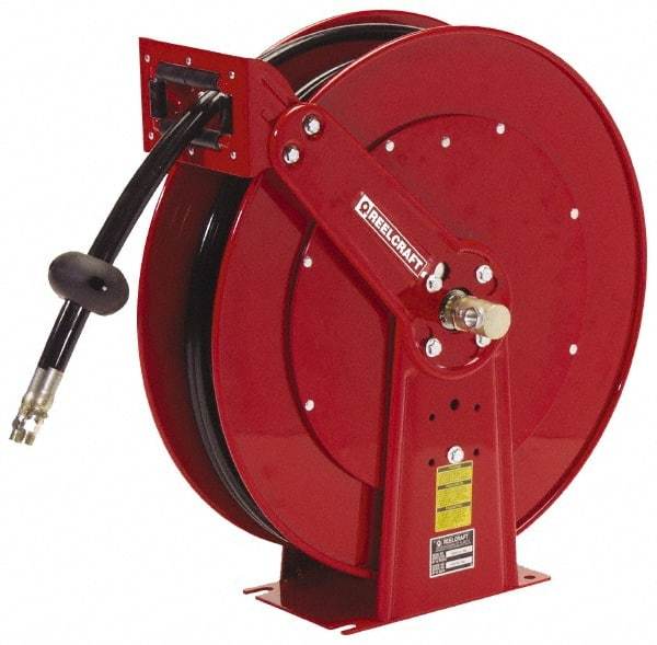 Reelcraft - 50' Spring Retractable Hose Reel - 2,000 psi, Hose Included - Makers Industrial Supply