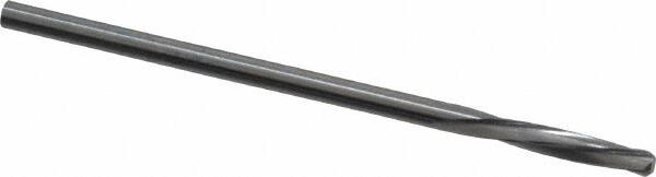 Magafor - 2.159mm Solid Carbide 4 Flute Chucking Reamer - Spiral Flute, 0.085" Straight Shank, 7/16" Flute Length, 1-31/32" OAL - Makers Industrial Supply