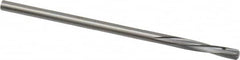 Magafor - #44 Solid Carbide 4 Flute Chucking Reamer - Spiral Flute, 0.0858" Straight Shank, 7/16" Flute Length, 1-31/32" OAL - Makers Industrial Supply