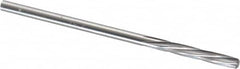 Magafor - 2.54mm Solid Carbide 6 Flute Chucking Reamer - Spiral Flute, 2.54mm Straight Shank, 19/32" Flute Length, 2-1/4" OAL - Makers Industrial Supply