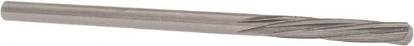 Magafor - 2.7203mm Solid Carbide 6 Flute Chucking Reamer - Spiral Flute, 0.1071" Straight Shank, 19/32" Flute Length, 2-1/4" OAL - Makers Industrial Supply