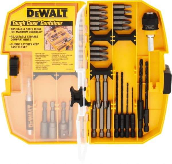 DeWALT - Power Drill Rapid Load Set - For Compact Magnetic Drive Guide Holds 1" Bit Tips - Makers Industrial Supply