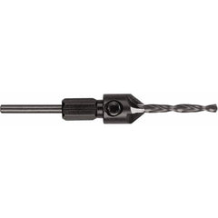 DeWALT - 3/4" Cutter Diam, 11/64" Drill Compatibility, 3-1/2" Overall Length, Adjustable Depth Drill Countersink - Makers Industrial Supply