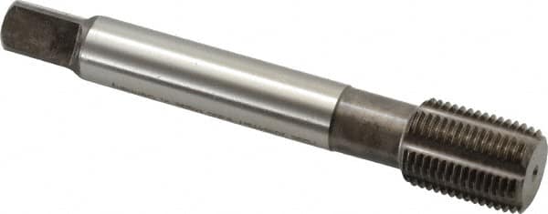 Emuge - 5/8-18 UNF 2BX Modified Bottoming Thread Forming Tap - Cobalt, Nitride Finish, 3.937" OAL, 0.866" Thread Length, Right Hand Thread, Series Rekord Druck-S - Exact Industrial Supply