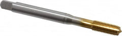 Emuge - 5/16-24 UNF 2BX Modified Bottoming Thread Forming Tap - Cobalt, TiN Finish, 3.543" OAL, 0.669" Thread Length, Right Hand Thread, Series Rekord Druck-S - Makers Industrial Supply