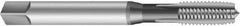 Emuge - 7/8-9 UNC 2BX 4 Flute Nitride Finish Cobalt Straight Flute Machine Tap - Modified Bottoming, Right Hand Thread, 5.512" OAL, 1.26" Thread Length, Oversize - Exact Industrial Supply