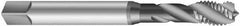 Emuge - 9/16-12 UNC 3 Flute 2B Modified Bottoming Spiral Flute Tap - Cobalt, Oxide Finish, 4.331" OAL, Right Hand Flute, Right Hand Thread, Series Enorm-VA - Makers Industrial Supply